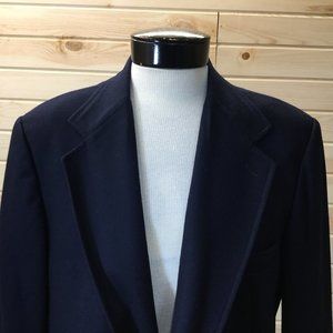 Pendleton Navy Blue Blazer 46L 2 button